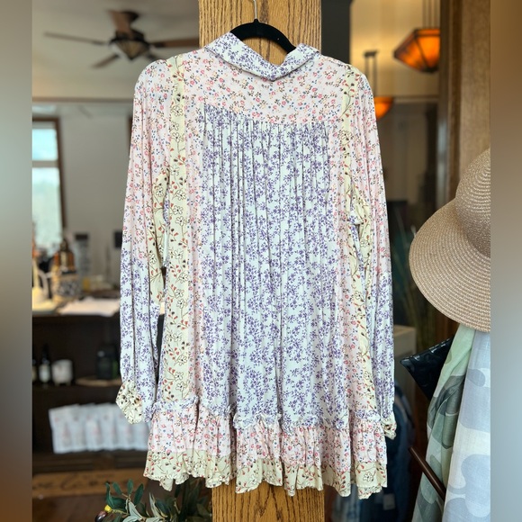 Free People Lost in You Printed Tunic Dress - Picture 2 of 4